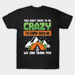 Funny Camping Trip Vacation Friends Camper Gift T-Shirt